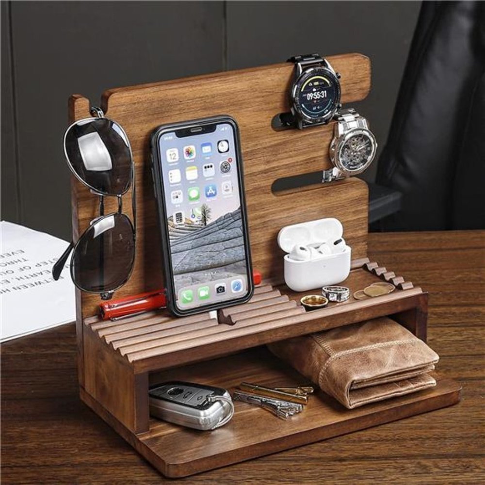 Wooden Storage/Nightstand Organizer